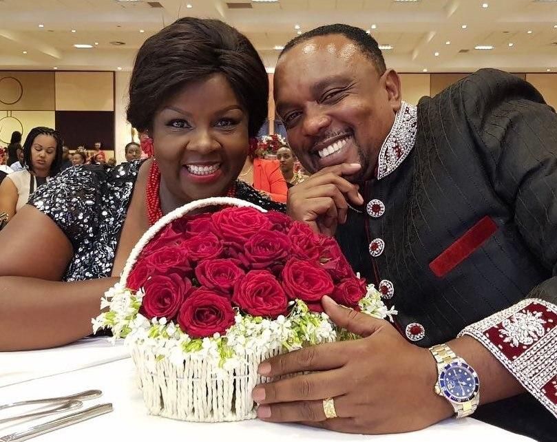 A past image of Rev Kathy Kuna with her husband the late Bishop Allan Kiuna