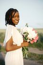 A young happy woman