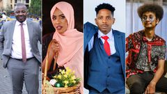 Francis Gachuri, Nasra Yusuff, Eric Omondi and Alby Mohammed