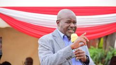 MP Caleb Kositany, George Natembeya and Elgeyo Marakwet Senator Kipchumba Murkomen