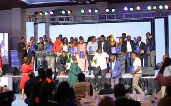 Winners at Communications Authority's KUZA Awards