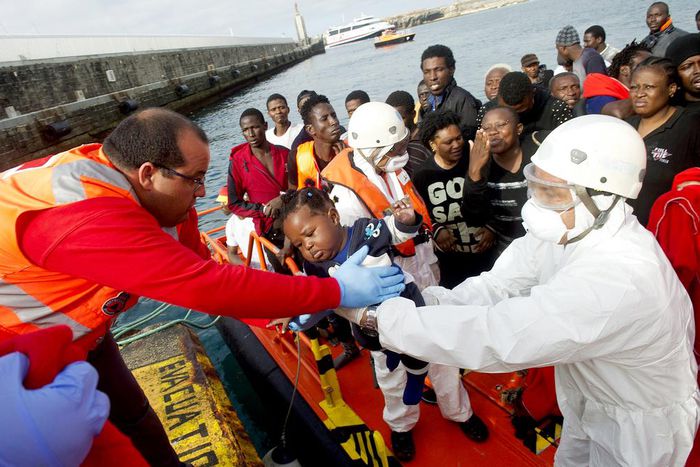 African Migrants at Spain's border