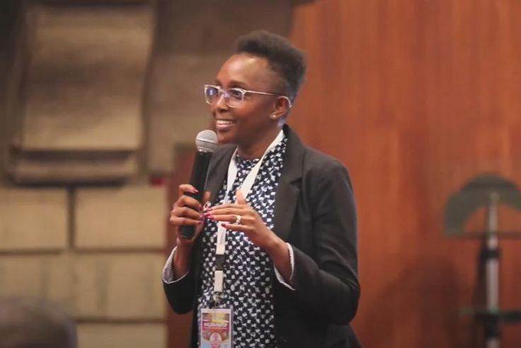 Qhala Head of Research and Strathmore University lecturer Njeri Ngaruiya Ng'ang'a, PhD conducting an AI Masterclass during the NADPA-RAPDP Conference held at the Windsor Golf Hotel in Nairobi on May 7, 2024