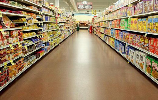File image of the inside of a supermarket