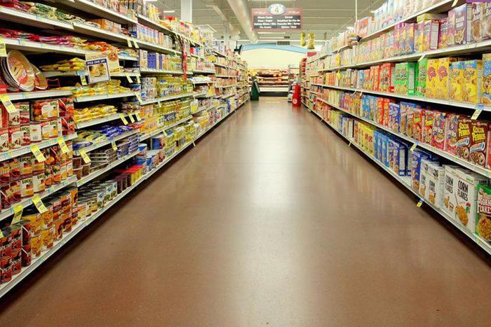 File image of the inside of a supermarket