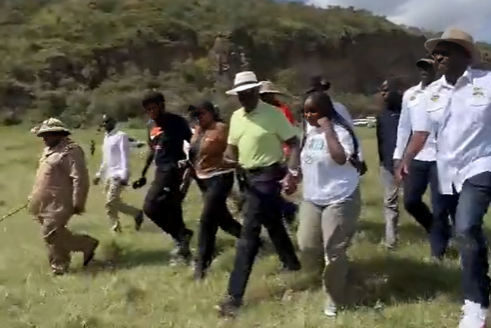 President Ruto and his adopted daughter, Nadia Cherono at the World Rally Championship (WRC) in Naivasha, Nakuru county in March 2024.