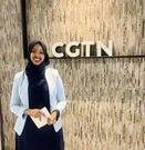 CGTN journalist Fathiya Mohamed Nur