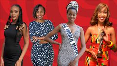 Past Miss World Kenya Winners Wavinya Maria, Janet Mulei, Evelyn Njambi and Cecilia Mwangi