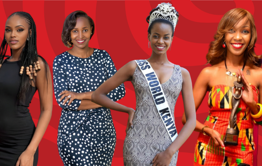 Past Miss World Kenya Winners Wavinya Maria, Janet Mulei, Evelyn Njambi and Cecilia Mwangi