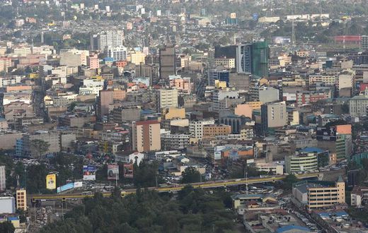 File image of a section of Nairobi City