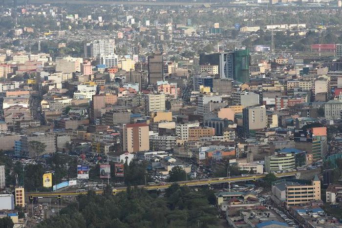 File image of a section of Nairobi City