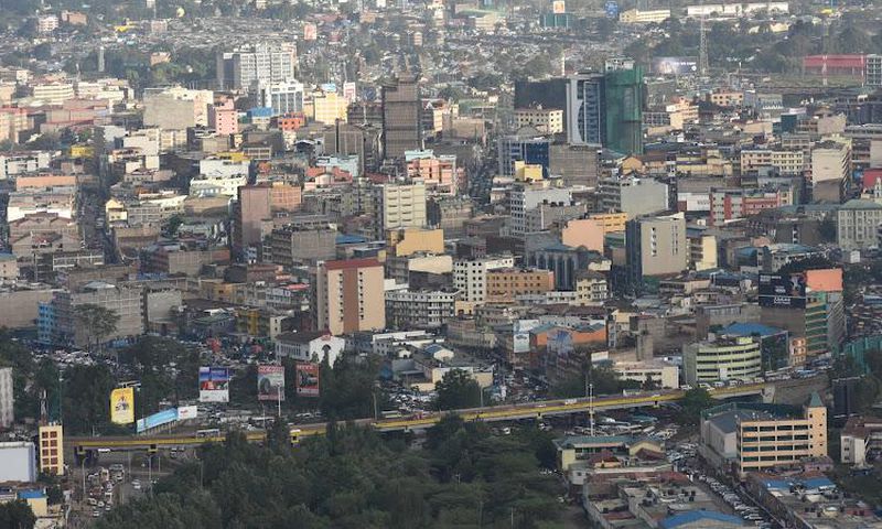 File image of a section of Nairobi City