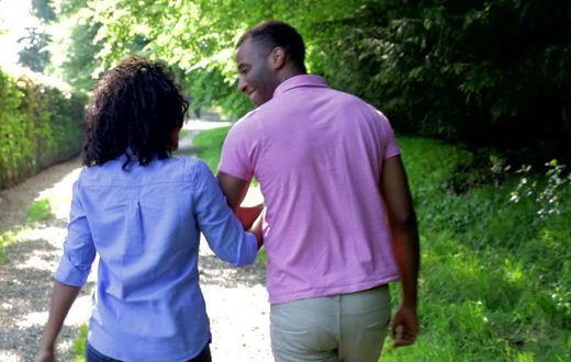 Couple walking (Shutterstock)