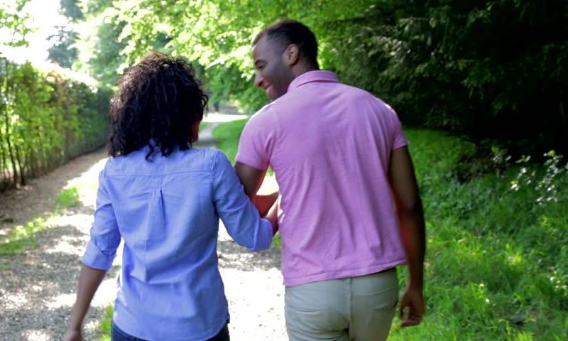 Couple walking (Shutterstock)