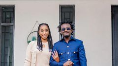 Singer Kevin Bahati with his wife Diana Marua