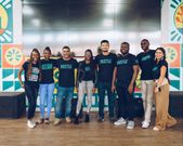 HustleSasa core team during the company's official launch in Nov 2021 at Nairobi Street Kitchen Photo courtesy KG Brian