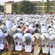 Muslims praying