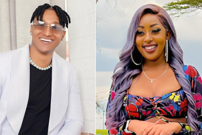 From left : Brown Mauzo & Amber Ray