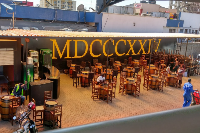 Popular 1824 club in Nairobi