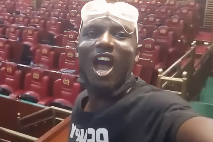 A protestor who recorded himself in Parliament on June 25, 2024