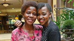 Joyce Omondi's and her mum, Sarah Omondi