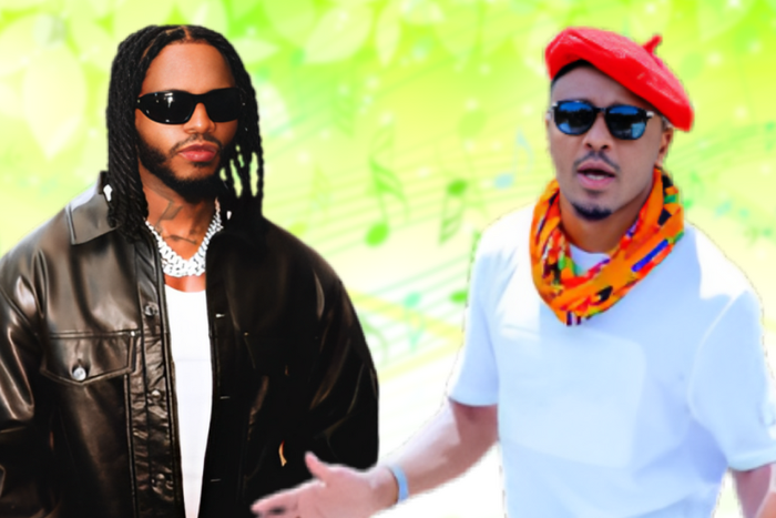 Diamond Platnumz [left] and Ali Kiba