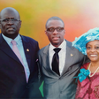 An undated image of George Magoha and his wife Barbara with their son Michael
