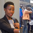 A collage photo of Principal Secretary Susan Auma Mang'eni and a hawker in Nairobi