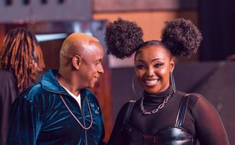 Philip Karanja and his wife Kate Actress
