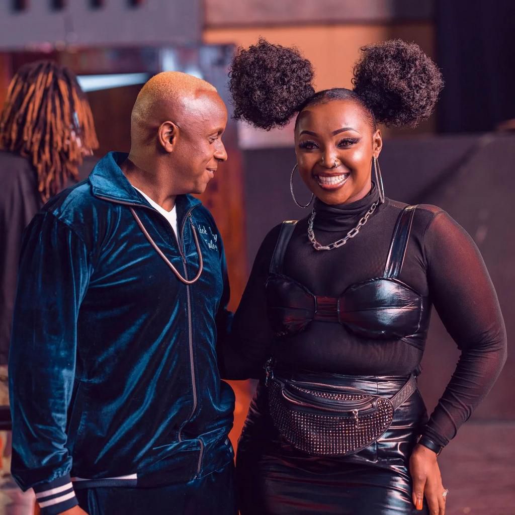 Philip Karanja and his wife Kate Actress