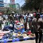 Hawkers selling in Nairobi CBD