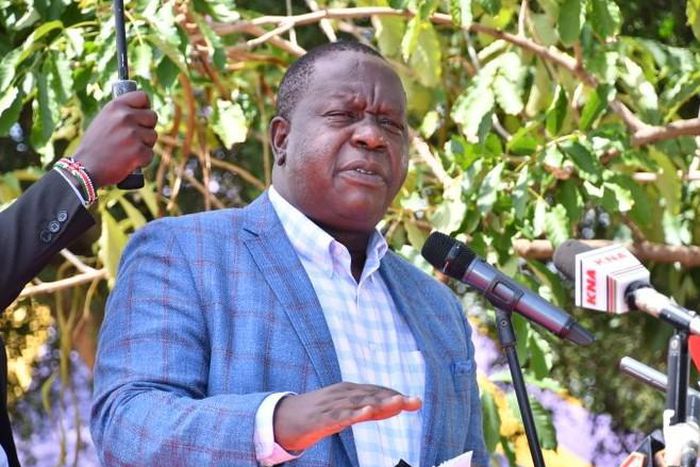 Former Interior CS Fred Matiang'i
