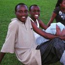 Abel Mutua and Philip Karanja