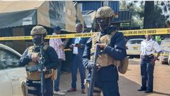 Heavy security presence at Makadara Law Courts