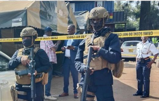 Heavy security presence at Makadara Law Courts