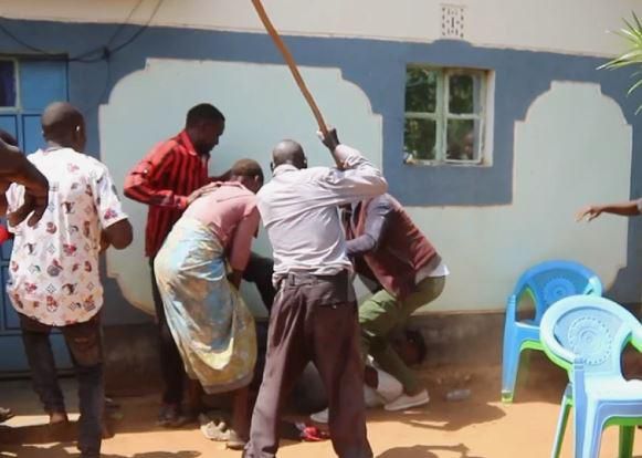 A 24-year-old man who confessed to killing his 40-year-old boss and lover in Mwingi being rescued from an angry mob