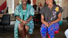 Nigerian content creators Jenni Frank and Linda Cyril