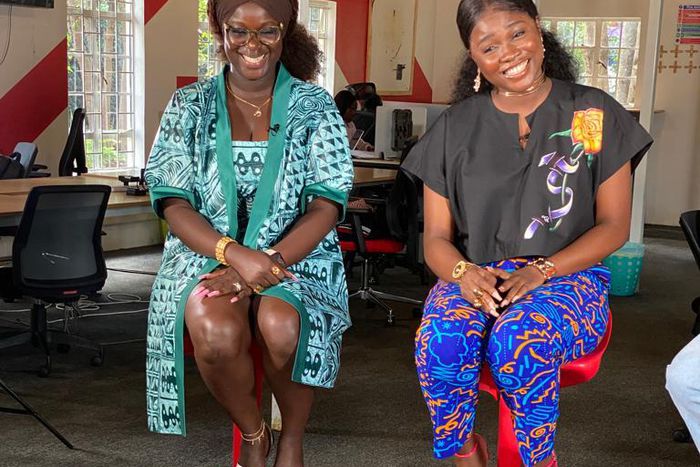 Nigerian content creators Jenni Frank and Linda Cyril