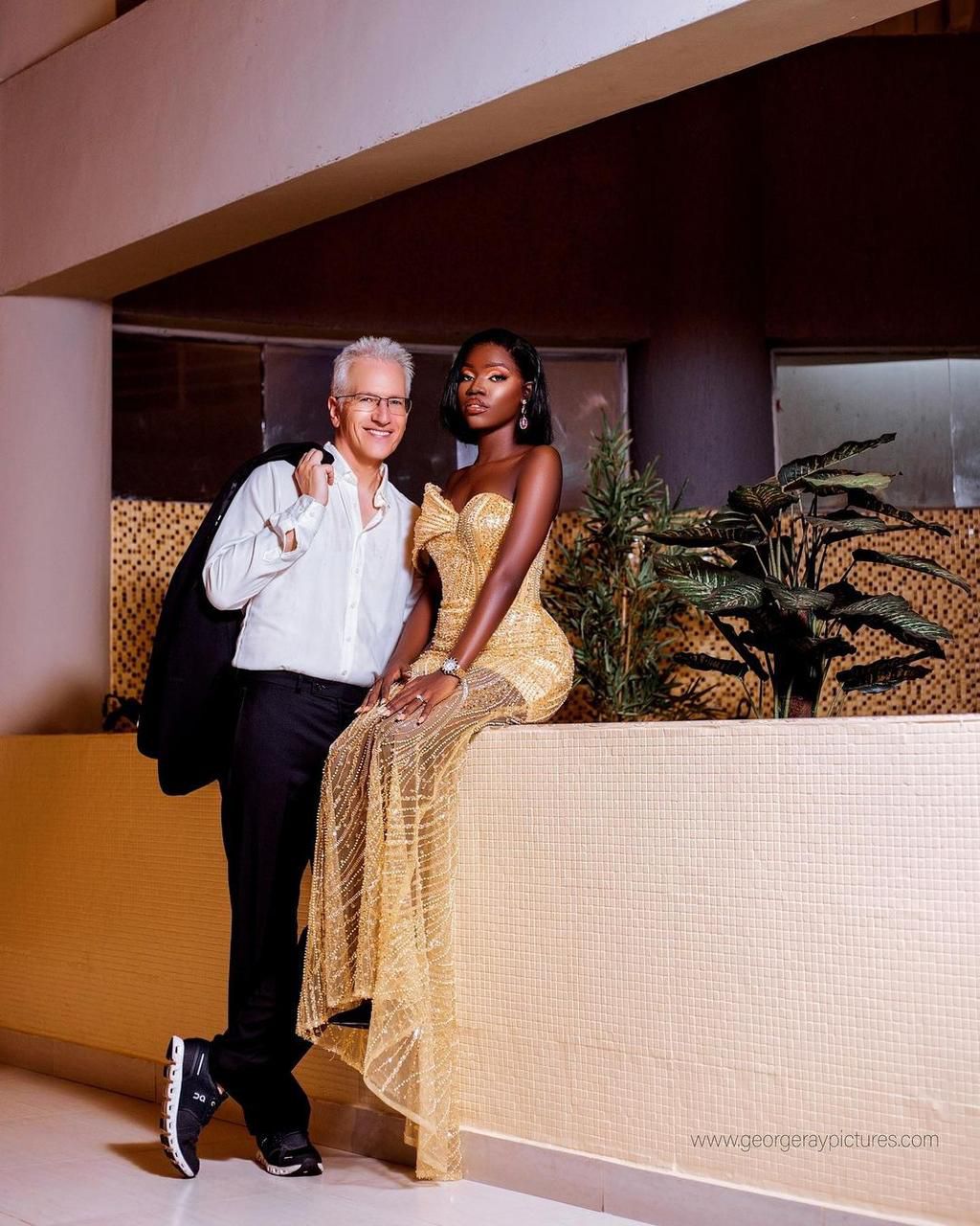 Kenyan TikToker Vanessa & her husband Brad ( Vanny&Brad Instagram )