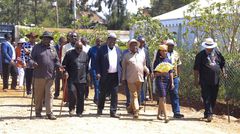 Prime Cabinet Secretary Musalia Mudavadi at her daughter's Kuara Itara traditional wedding