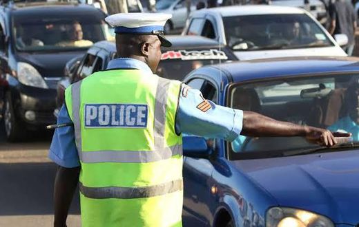 (FILE) Traffic officer on duty