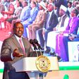 President William Ruto speaking during the commemoration of the Data Protection Day at the Kenyatta International Convention Centre (KICC) on January 27, 2023