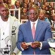 President William Ruto, Interior CS Kithure Kindiki & Immigration & Citizen Services PS Juilus Bitok during the launch of 5,000 digitized government services at KICC on June 30, 2023