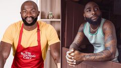 A collage of Dennis Ombachi and Davido