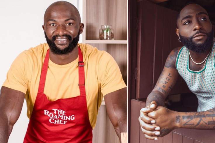 A collage of Dennis Ombachi and Davido