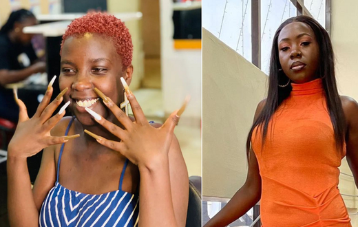 Natural Mitchelle (left) and Chebet Ronoh