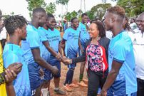 Kirinyaga Governor Anne Waiguru launched the Minji Minji super cup