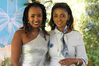 Nakuru Governor Susan Kihika's daughter, Tiffany with Keroche heiress Anerlisa Muigai
