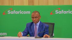 Safaricom Chief Executive officer (CEO) Peter Ndegwa