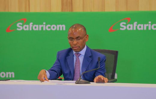 Safaricom Chief Executive officer (CEO) Peter Ndegwa